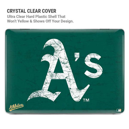 MLB Oakland Athletics - Solid Distressed MacBook Air 13in M1 (2021) Case plus Skin