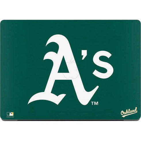 MLB Oakland Athletics - Solid Distressed MacBook Pro 14in (2021-24) Skin