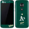 MLB Oakland Athletics - Solid Distressed Moto E5 Play Skin
