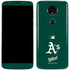 MLB Oakland Athletics - Solid Distressed Moto E5 Plus Skin