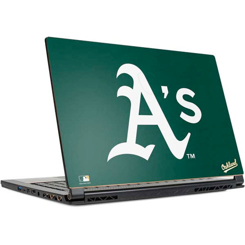 MLB Oakland Athletics - Solid Distressed MSI GS65 Stealth Laptop Skin