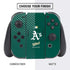 MLB Oakland Athletics - Solid Distressed Nintendo Switch Bundle Skin