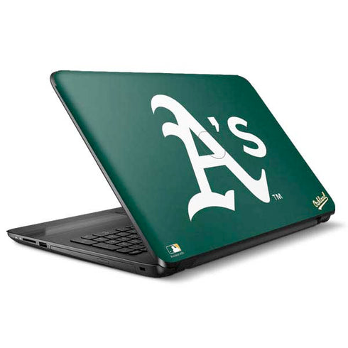 MLB Oakland Athletics - Solid Distressed HP Notebook Skin