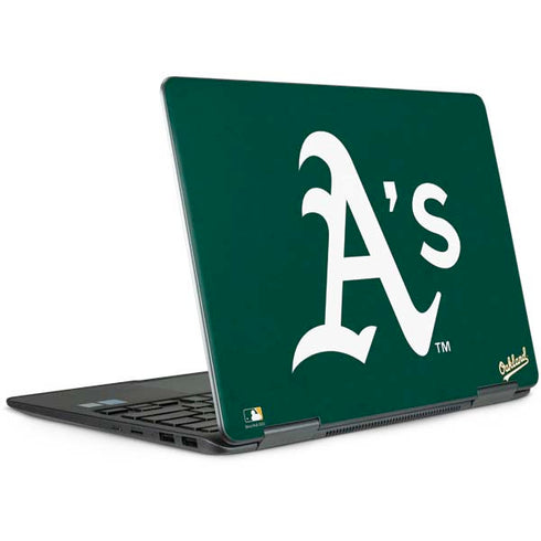 MLB Oakland Athletics - Solid Distressed Notebook 9 Pro 13in (2017) Skin