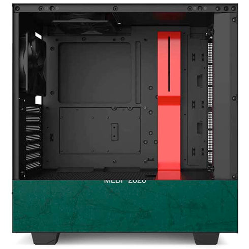 MLB Oakland Athletics - Solid Distressed NZXT H510 Compact ATX Mid-Tower Case Skin