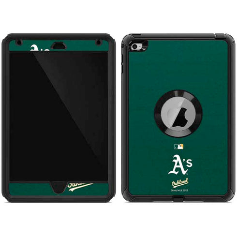 MLB Oakland Athletics - Solid Distressed Otterbox Defender iPad Skin