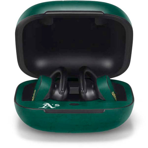 MLB Oakland Athletics - Solid Distressed PowerBeats Pro Skin