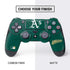 MLB Oakland Athletics - Solid Distressed PS4 Controller Skin