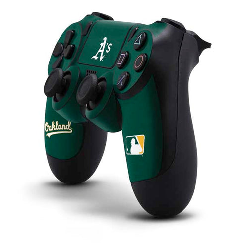 MLB Oakland Athletics - Solid Distressed PS4 Controller Skin