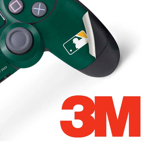 MLB Oakland Athletics - Solid Distressed PS4 Controller Skin