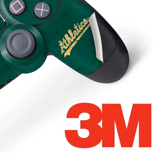 MLB Oakland Athletics - Solid Distressed PS4 Pro/Slim Controller Skin