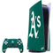 MLB Oakland Athletics - Solid Distressed PS5 Bundle Skin
