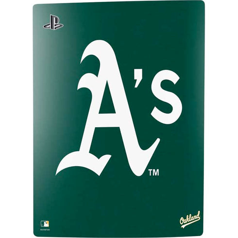 MLB Oakland Athletics - Solid Distressed PS5 Bundle Skin