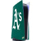 MLB Oakland Athletics - Solid Distressed PS5 Console Skin