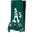 MLB Oakland Athletics - Solid Distressed PS5 Slim Digital Edition Console Skin