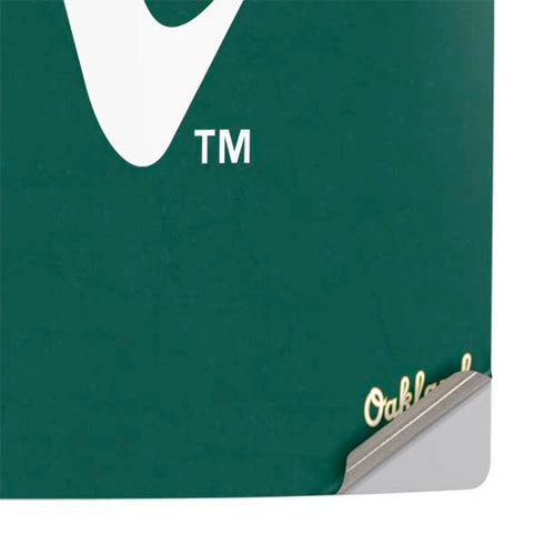 MLB Oakland Athletics - Solid Distressed PS5 Slim Digital Edition Console Skin