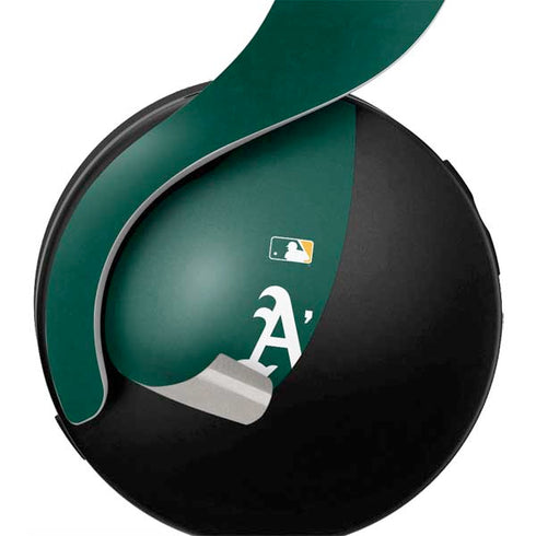 MLB Oakland Athletics - Solid Distressed PULSE 3D Wireless Headset for PS5 Skin