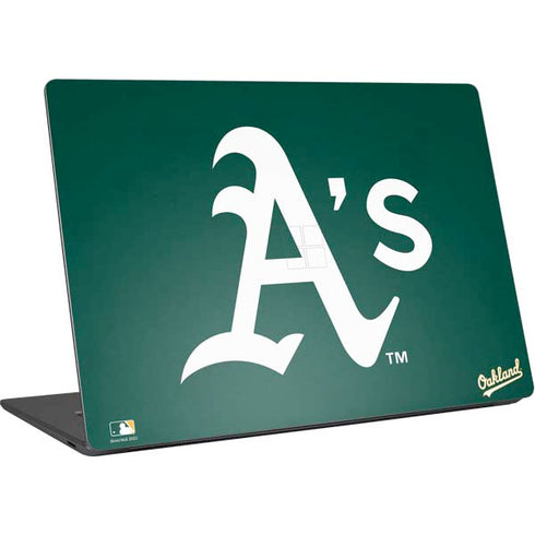 MLB Oakland Athletics - Solid Distressed Surface Laptop 4 15in Skin