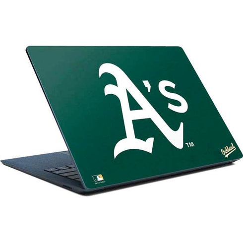 MLB Oakland Athletics - Solid Distressed Surface Laptop Skin