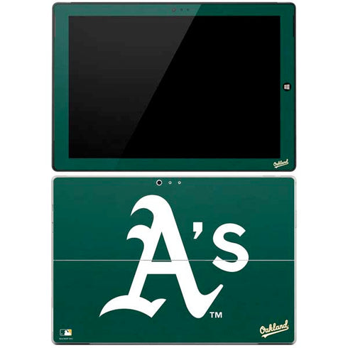 MLB Oakland Athletics - Solid Distressed Surface Pro 3 Skin