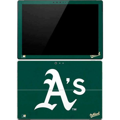 MLB Oakland Athletics - Solid Distressed Surface Pro 4 Skin
