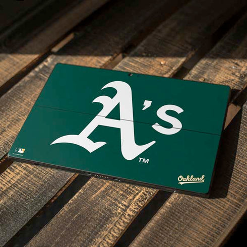 MLB Oakland Athletics - Solid Distressed Surface Pro 6 Skin