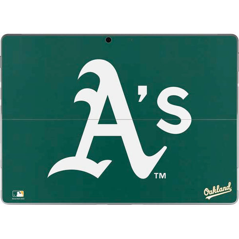 MLB Oakland Athletics - Solid Distressed Surface Pro 8 Skin