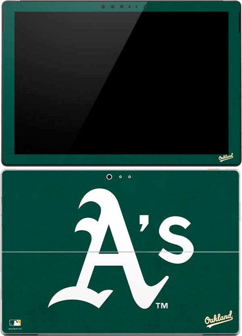 MLB Oakland Athletics - Solid Distressed Surface Pro (2017) Skin