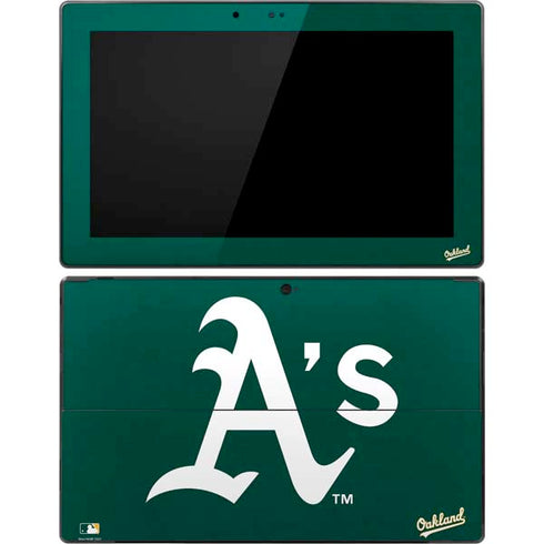 MLB Oakland Athletics - Solid Distressed Surface Pro Tablet Skin