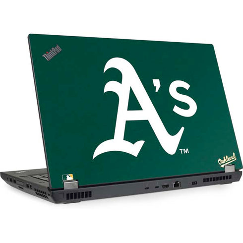 MLB Oakland Athletics - Solid Distressed Lenovo ThinkPad Skin