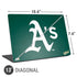 MLB Oakland Athletics - Solid Distressed Universal Laptop 13in (10.6 x 7.6in) Skin
