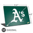 MLB Oakland Athletics - Solid Distressed Universal Laptop 14in (11.4 x 8.2in) Skin