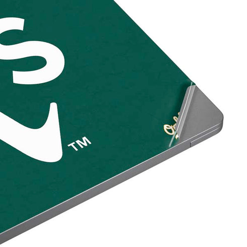 MLB Oakland Athletics - Solid Distressed Universal Laptop 14in (11.4 x 8.2in) Skin