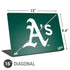 MLB Oakland Athletics - Solid Distressed Universal Laptop 16in (13 x 9.4in) Skin
