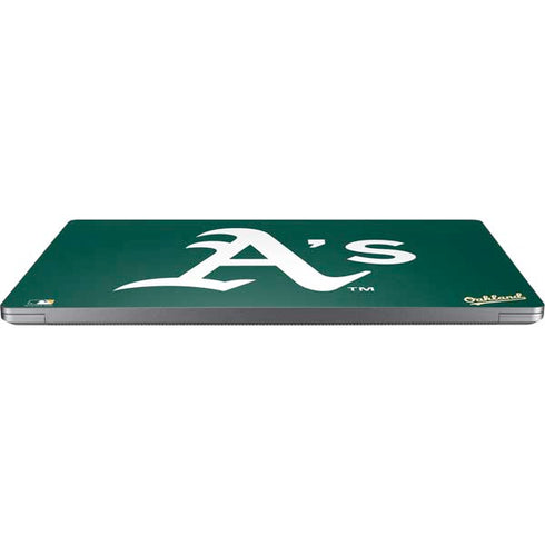MLB Oakland Athletics - Solid Distressed Universal Laptop 17in (13.8 x 10in) Skin
