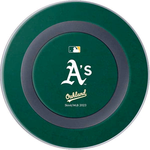 MLB Oakland Athletics - Solid Distressed Wireless Charger Skin