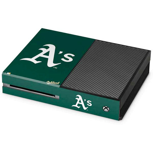 MLB Oakland Athletics - Solid Distressed Xbox One Console Skin