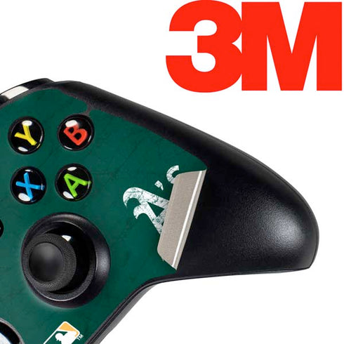 MLB Oakland Athletics - Solid Distressed Xbox One Controller Skin