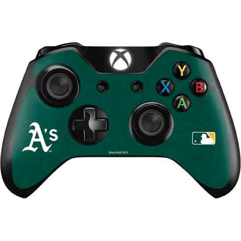 MLB Oakland Athletics - Solid Distressed Xbox One Controller Skin