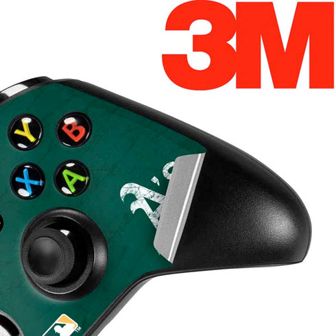 MLB Oakland Athletics - Solid Distressed Xbox One X Controller Skin