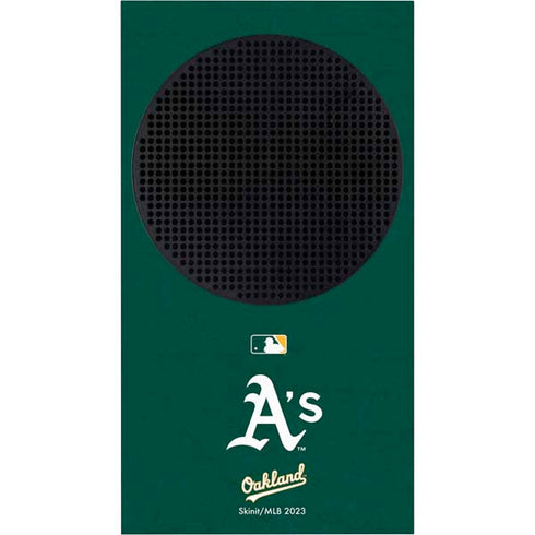 MLB Oakland Athletics - Solid Distressed Xbox Series S Bundle Skin