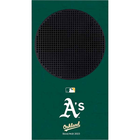 MLB Oakland Athletics - Solid Distressed Xbox Series S Console Skin