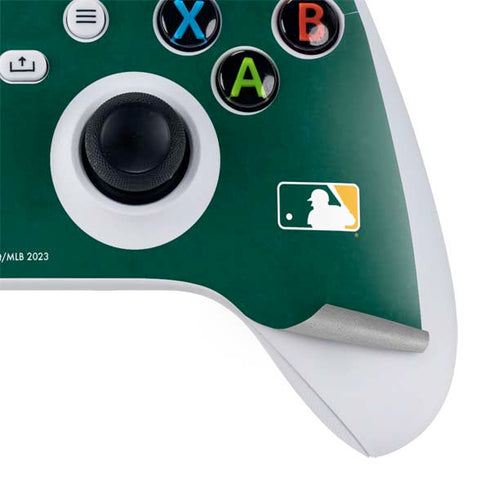 MLB Oakland Athletics - Solid Distressed Xbox Series S Controller Skin