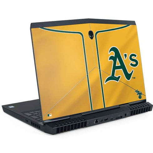 MLB Oakland Athletics Alternate Jersey Dell Alienware Skin