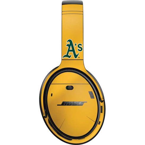 MLB Oakland Athletics Alternate Jersey Bose QuietComfort 35 Headphones Skin