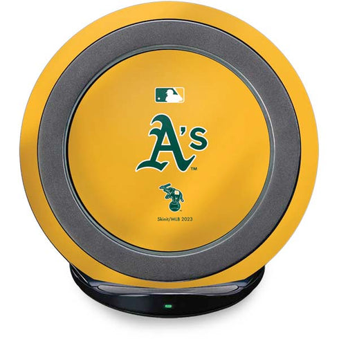 MLB Oakland Athletics Alternate Jersey Fast Charge Wireless Charging Stand Skin