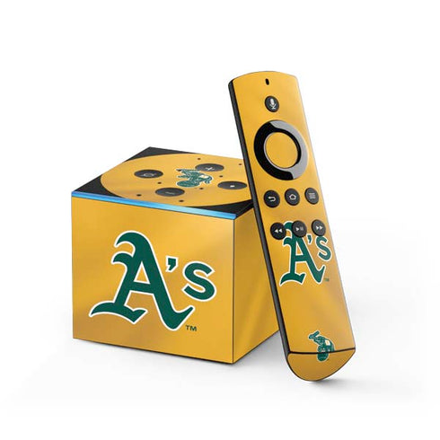MLB Oakland Athletics Alternate Jersey Fire TV Cube Skin