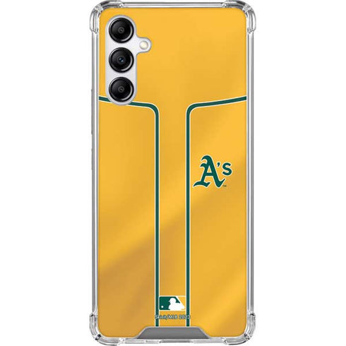 MLB Oakland Athletics Alternate Jersey Galaxy A14 5G Clear Case