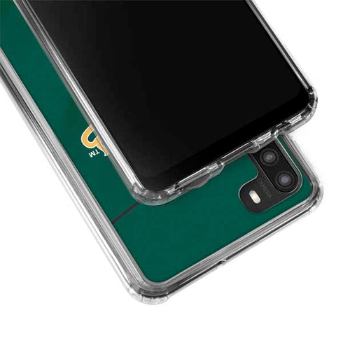 MLB Oakland Athletics Alternate Jersey Galaxy A21 Clear Case