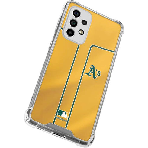 MLB Oakland Athletics Alternate Jersey Galaxy A53 5G Clear Case